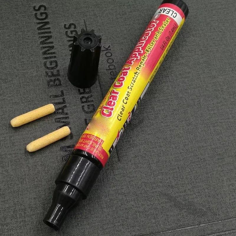 

MOBIDEA Universal Car Clear Coat Pen Instant Auto Scratch Repair Touch Up Tool - Portable Small Repair Applicator for Car Paint