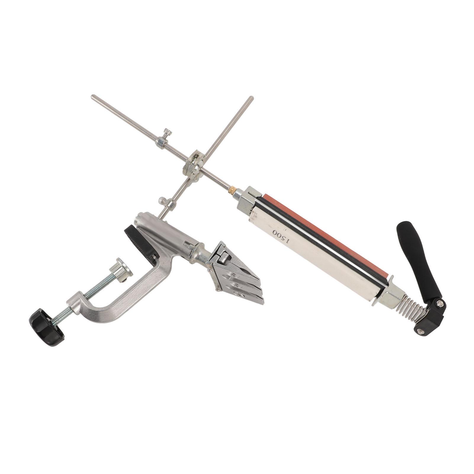 

Fixed Angle Tool Sharpener 180‑3000 Grit Whetstones Sharpening Kit for Kitchen