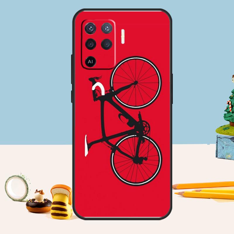 Mountain Bike Cycling art For OPPO A58 A78 A98 A17 A57 A77 A16 A76 A96 A74 A94 A5 A9 A15 A52 A72 A93 A53 A54S Case