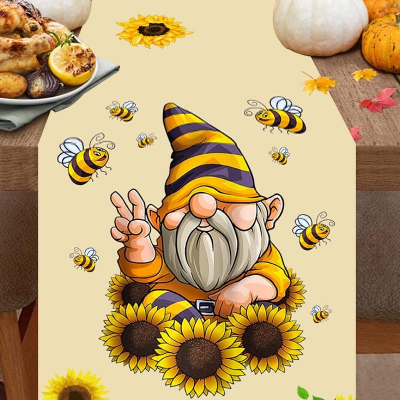 New Autumn Leaf Pumpkin Table Flag Linen Printing Living Room Table Tea Table Festival Decoration Nordic Table Cloth