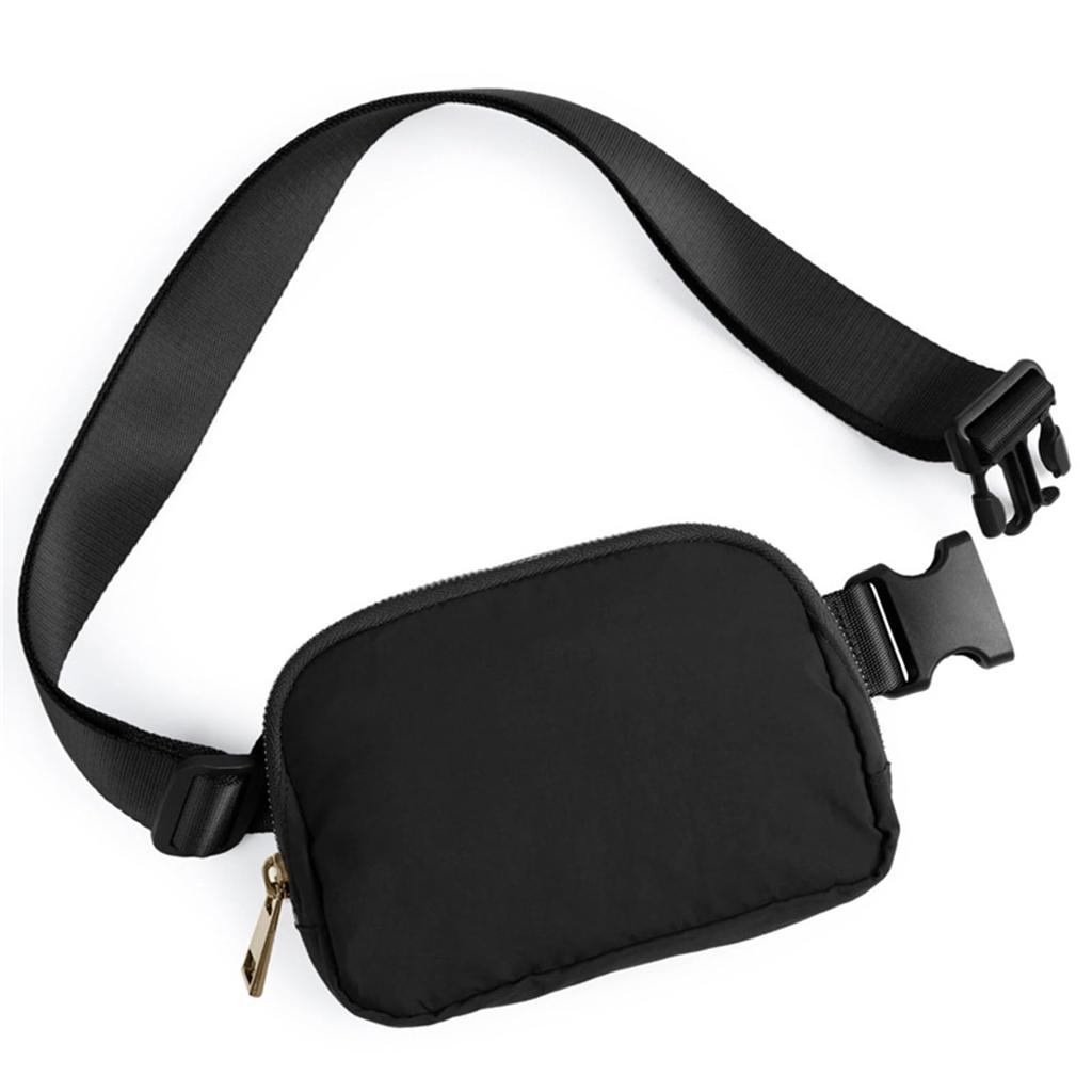 Portable Waist Large Crossbody Simple One Size Fits Solid Perfect for and Work Pouch, Capacity, Bag, Nylon, Lightweight, Waterproof, Design, Most,