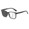 Outdoor Smart Color Changing Multifocal Reading Glasses With Diopter Fashion Square Anti Blue Light Presbyopia Eyeglasses To+4.0
