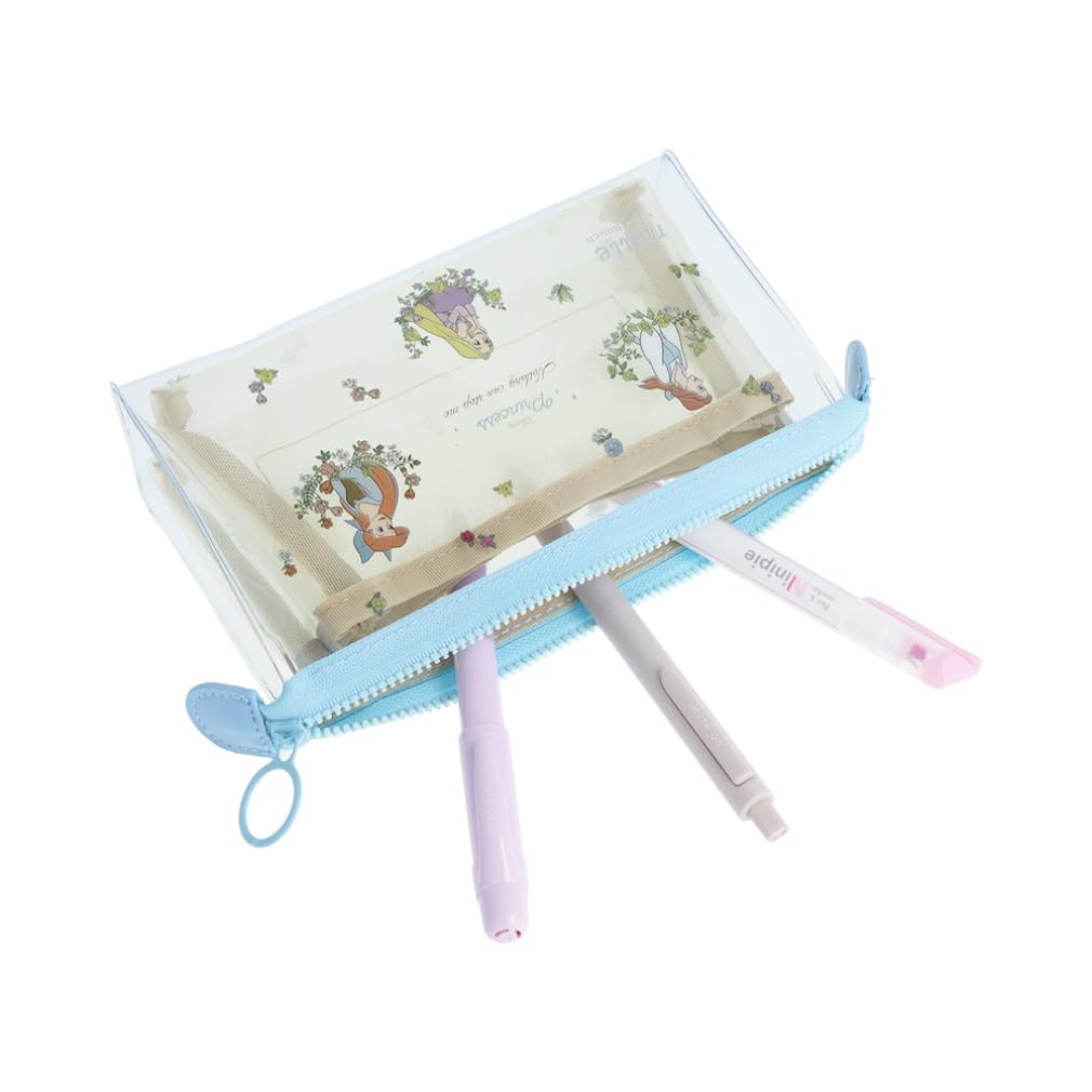 Stationery Disney Pouch Clear Mitte Disney Princess S2332647 Sun-Star