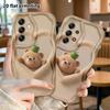 Phone Case: 2D Flat Samsung Galaxy A34 A35 M05 M06 S20 S22 S21 FE Plus 5G Protective Case, Heart Frame Teddy Bear, Perfect Christmas and Halloween Hol