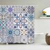 Bohemian 3d Bathroom Curtains Indian Boho Shower Curtains Waterproof Fabric With 12 Hooks Home Decor Washable Bath Screen
