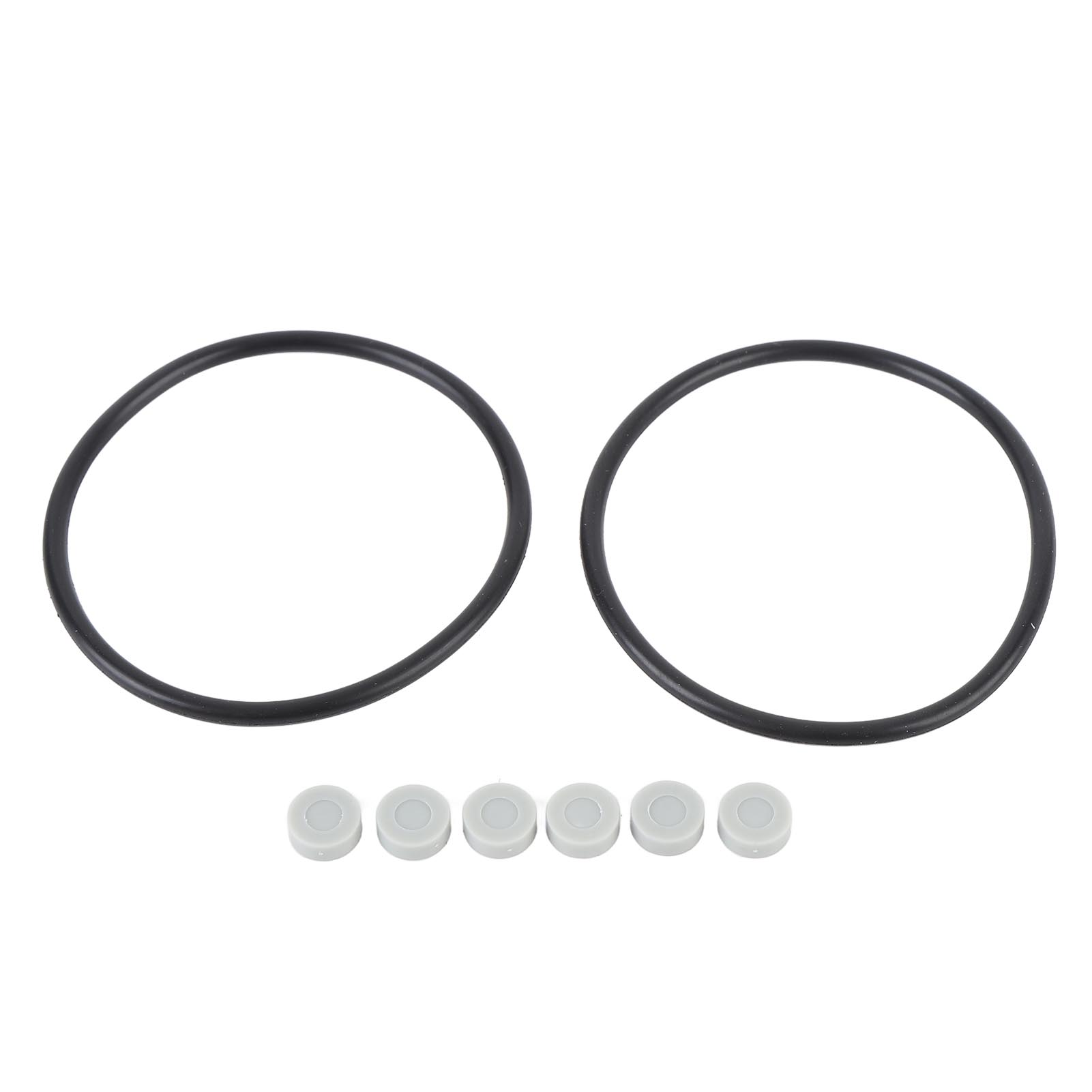 

Кільце ущільнювальне для REVOX NAB Адаптера для котушок Гумові 2 кільця ущільнювальні та 6 шайб Комплект для капітального ремонту адаптера NAB для котушкового магнітофона сірий