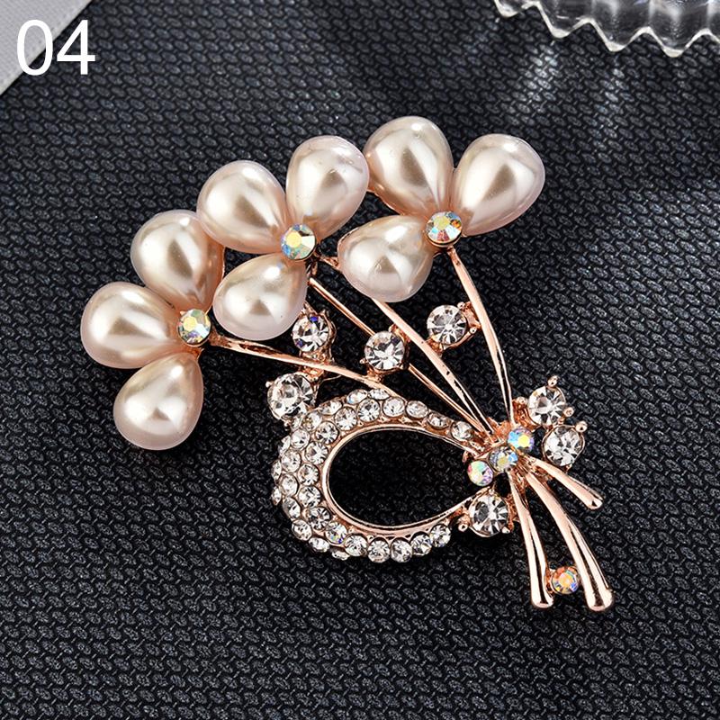 1 STÜCK Braut Brosche Im Knopfloch Frauen Perle Blume Dekoration Schmuck Zubehör Kleid Hemd Pin