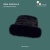 Hat women's winter new thickened warm imitation fur fashion simple bucket hat imitation mink women's Mongolian hat