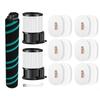 16-Piece Replacement Filter Roller Brush Set For Shark IP1251 And IP3251 Cordless PowerDetect Vacuum Cleaners