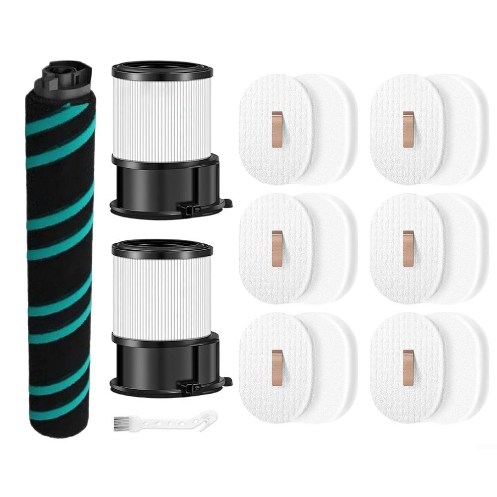16-Piece Replacement Filter Roller Brush Set For Shark IP1251 And IP3251 Cordless PowerDetect Vacuum Cleaners