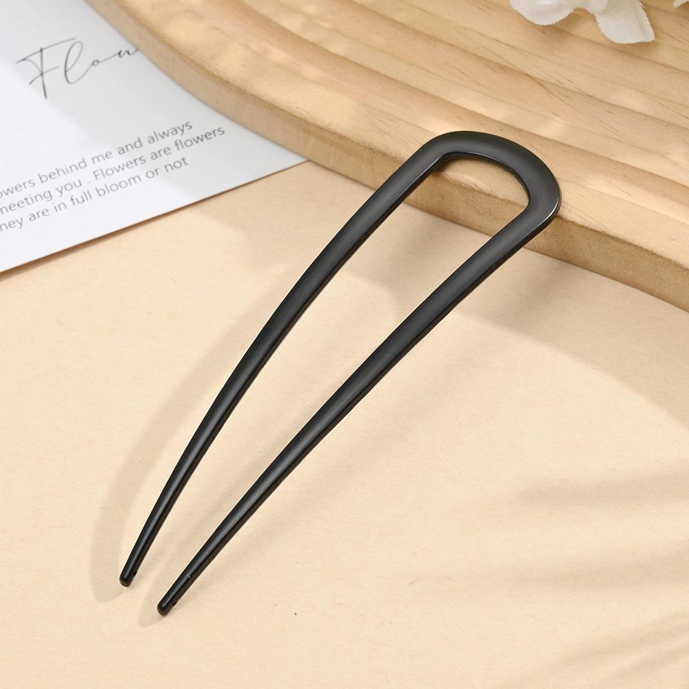 Fashion Hair Accessories Women Jewelry Headwear New Simple U Shaped Hair Forks Hairpin Metal Hair Sticks Geometric Hair Clips
