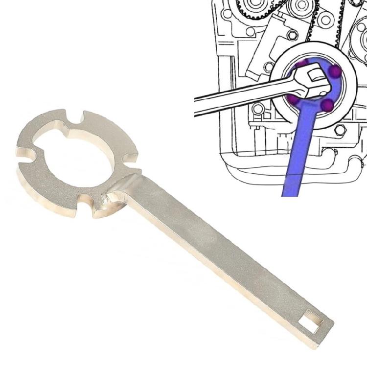 Accuracy Engine Crankshaft Pulley Tool Ergonomic Crankshaft Pulley Support Pulley Wrench Tool for C70 S40Engine