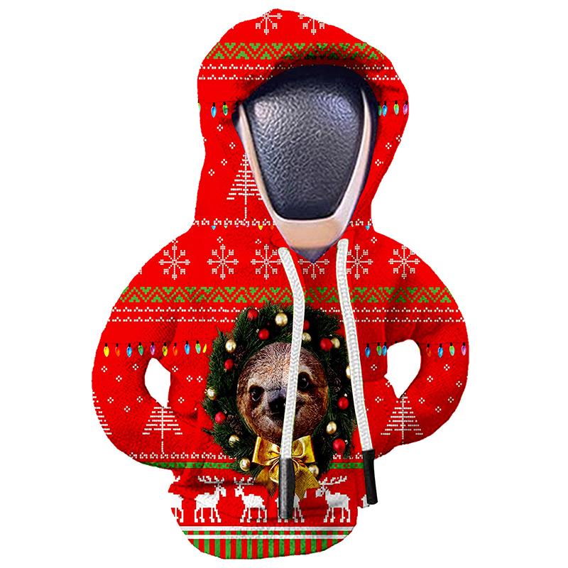 1Pc Gear Shift Hoodie Cover Shift Cover Car Gear Handle Decoration Fits Manual Automatic Universal Car Shift Lever Interiordecor