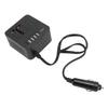 150W Car Inverter 12V 24V to 220V 110V Car Plug Outlet Inverter with Cigar Lighter Input 4 USB 1 Type C Port Universal