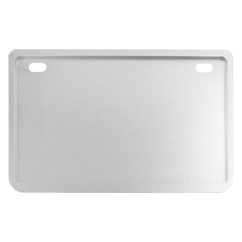 1 Stück Auto Kennzeichen Ausgestanzt Massiv Doppellagig Motorrad Kennzeichenhalter Carbonstruktur Aluminiumlegierung Kennzeichenhalter