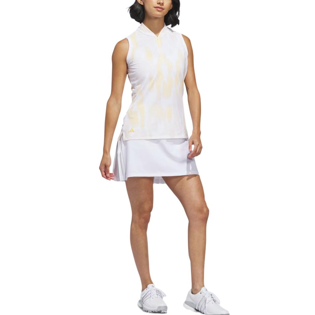 Adidas W Ultt Plt Skirt Golf Casual Solid Color Women skirts White KC2057
