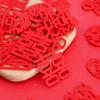 Wedding Felt 3D Double Happiness Confetti Decorations (30 Pcs/pack)
