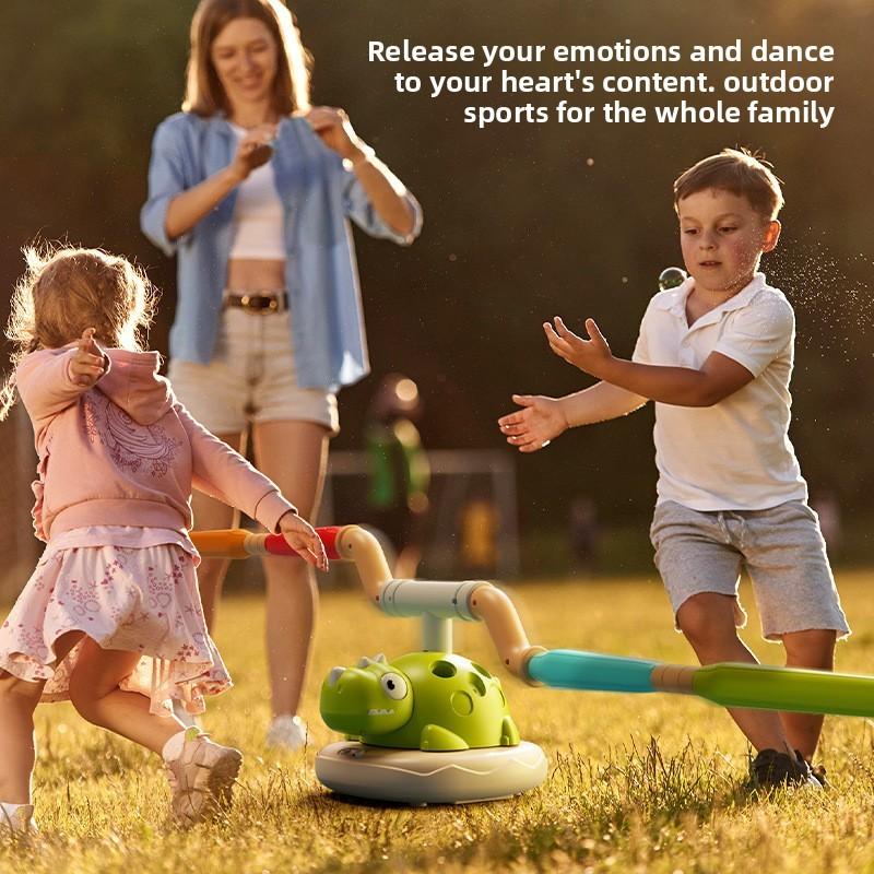 Dinosaur Outdoor Play Equipment With Sensor Control For Kids Group Exercise And Coordination