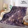 Lavender Star Veil Flannel Blanket Warm Soft Halloween Christmas Couch Warm Cozy Decorative Decor Gift for All Season