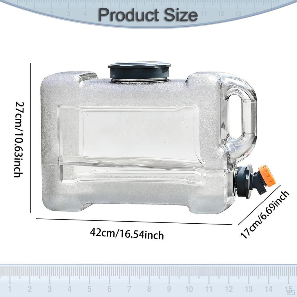 Camping Water Bottle , Portable Bucket, Versatile Reservoir for Car, Office, Vehicles