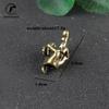 Copper Hand with Erect Middle Finger Up Statue Punk Style Vintage Brass Hand Miniature Ornaments Home Office Desk Decoration Toy