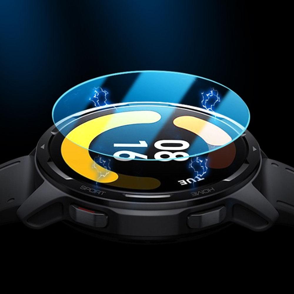 8PCS/lot Protective Film Tempered Glass For Xiaomi MI Watch Color 2 Screen Protector Films Clear HD For Xiaomi Watch S1 Active