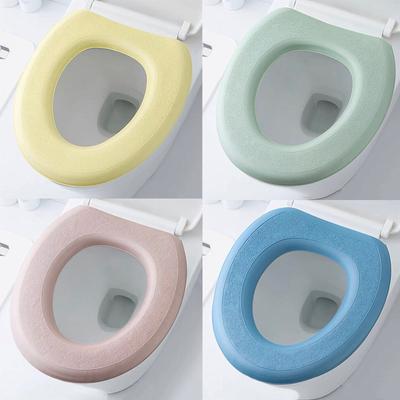 Waterdichte Zachte Toiletbrilhoes Badkamer Wasbare Closestool Mat Pad Kussen O-Vorm Toiletbril Bidet Toilet Cover Accessoires