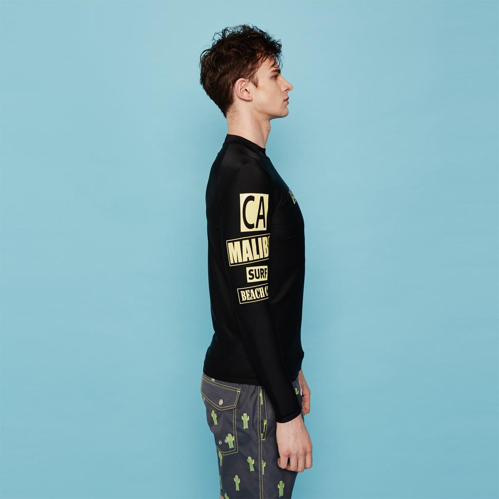 ARGO Zeros (Bk) Men'S Rash Guard Top