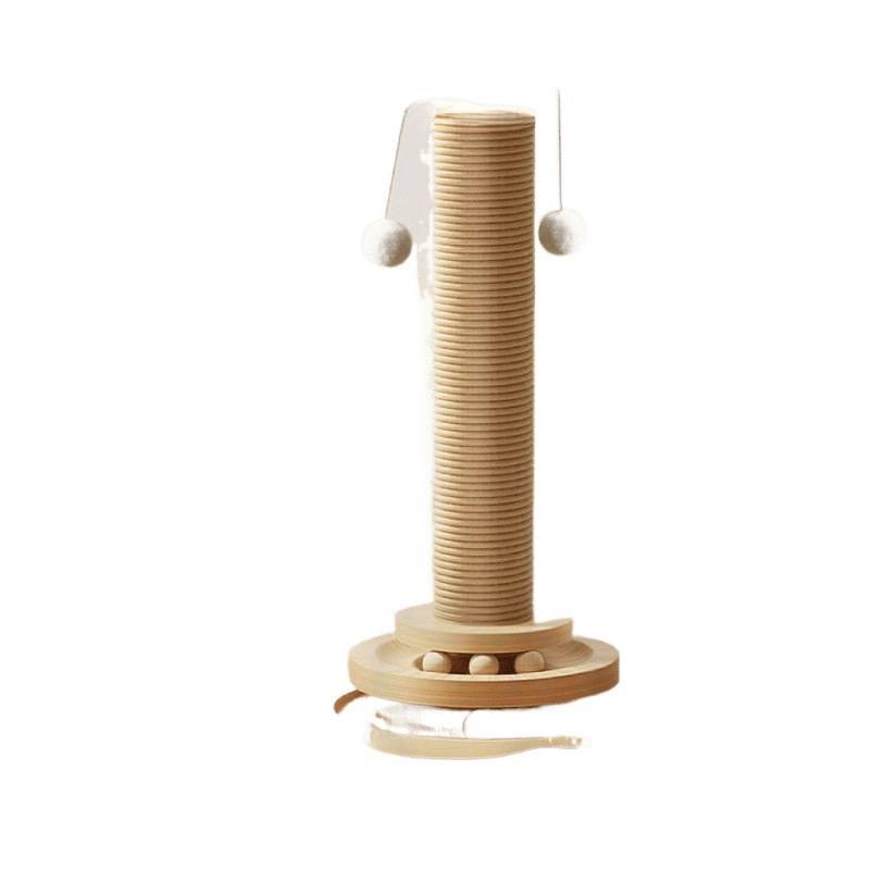 Tiragraffi 4 in 1 Giocattolo per Gatti Tiragraffi Naturale in Sisal Giocattoli Interattivi per Gatti