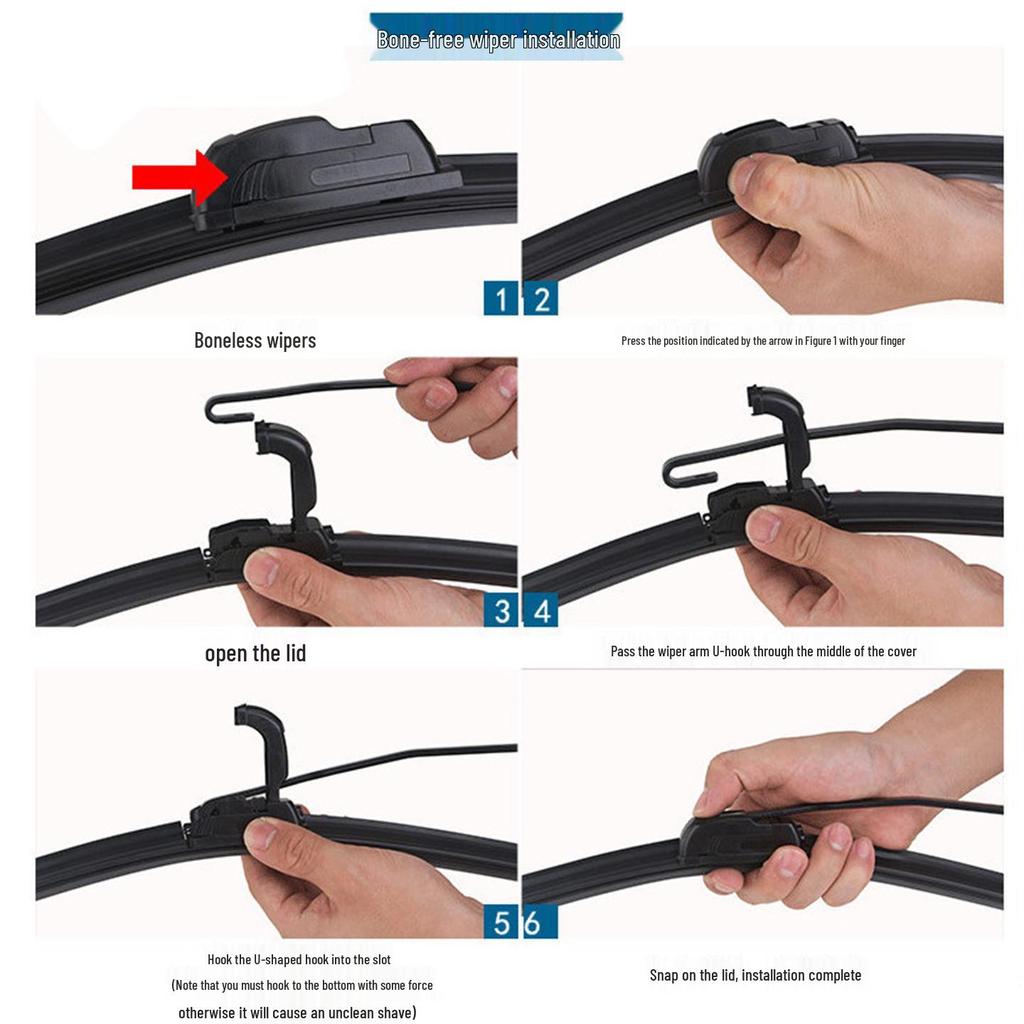 Compatible Wiper for Baojun Models: 730, 310, 510, 530, 560, 610, 630, 360, RS5, RM5, E200, E300