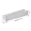 Retractable Right Angle Deep Drawer Snack Divider and Organizer.