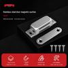Strong Magnetic Stainless Steel Double Door Touch Latch with Round Edge