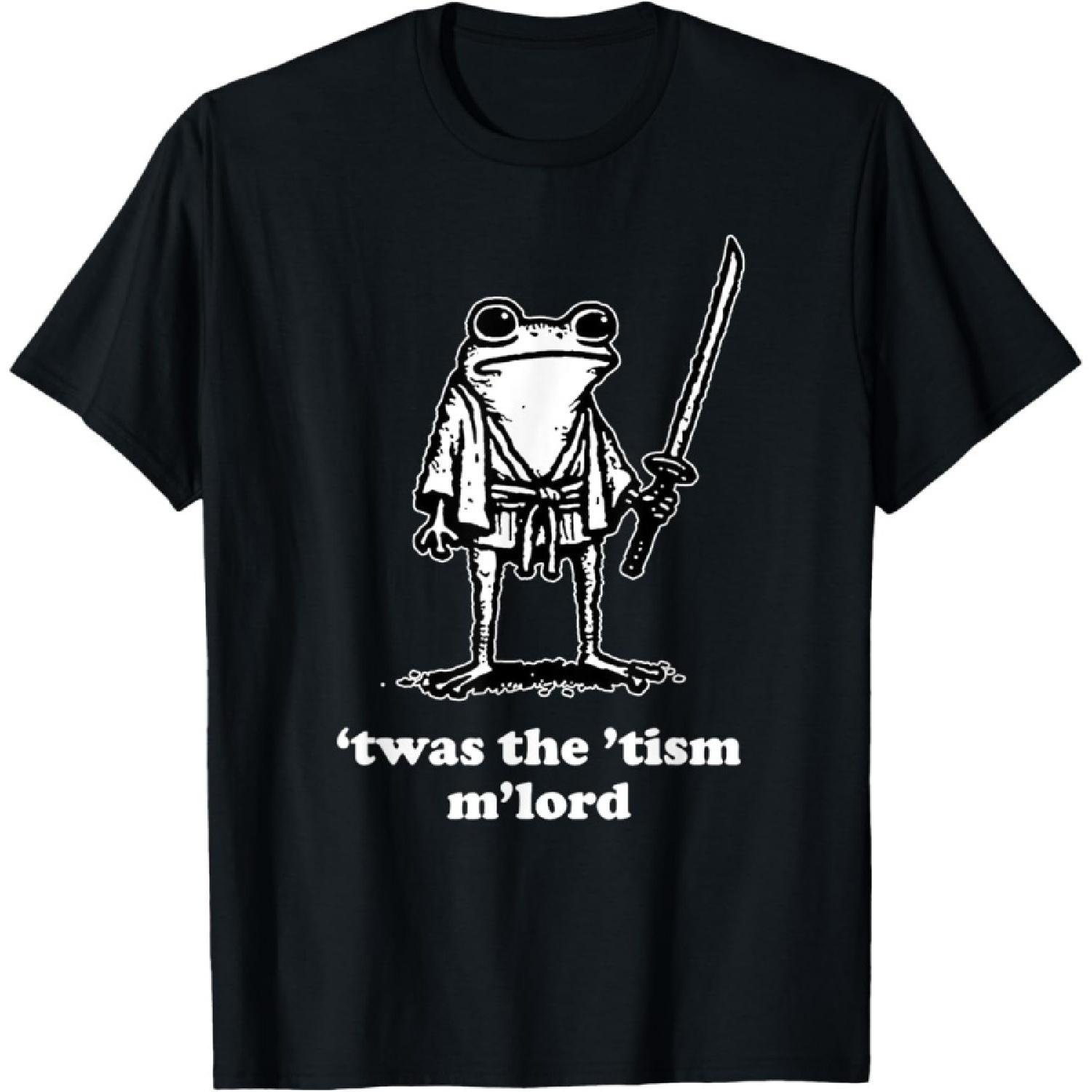 YYUUYUU Funny Meme Tees  TWAS The Tism M lord T-Shirt XXXXXL разноцветный