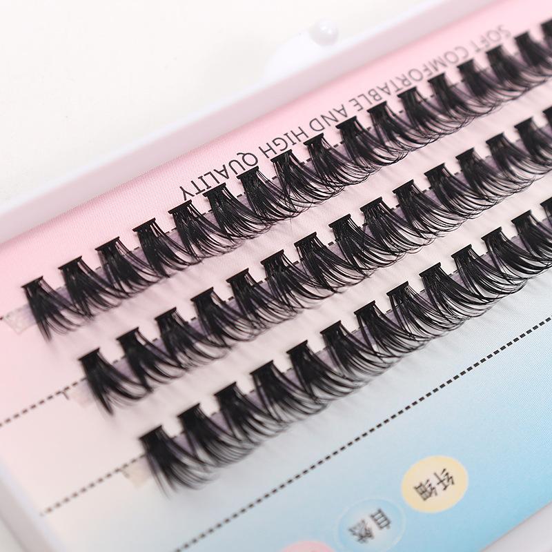 1box/60 Bundles,10D 0.1/0.07mm Thickness Individual Eyelash Extensions Eyelashes Cluster Lashes, Natural False Eyelashes Bundles