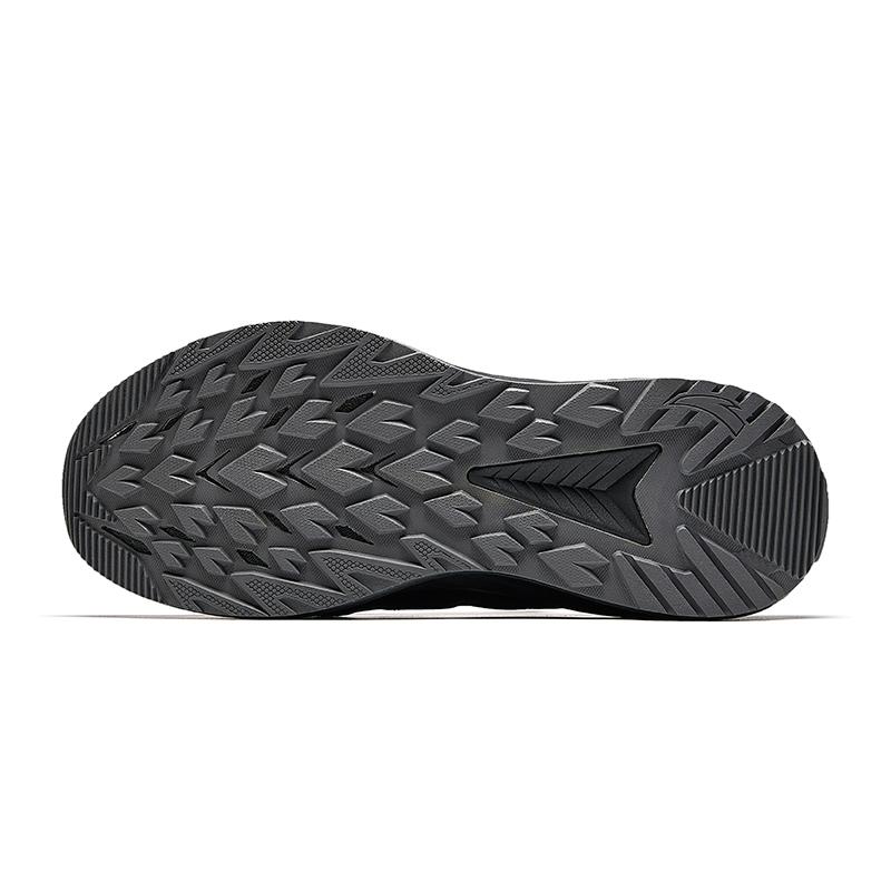 ANTA Men's TanJie Breathable Hollow Out Outdoor Hiking Sandals All Black 912528504-2