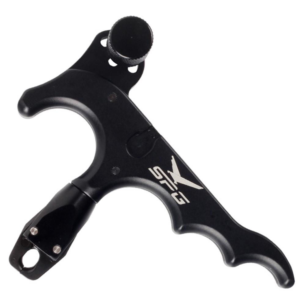 4prstový složený lukový uvolňovač 360° otočný lukostřelecký uvolňovač luku Nastavitelná lukostřelecká pomůcka pro uvolnění Lukostřelecké příslušenství