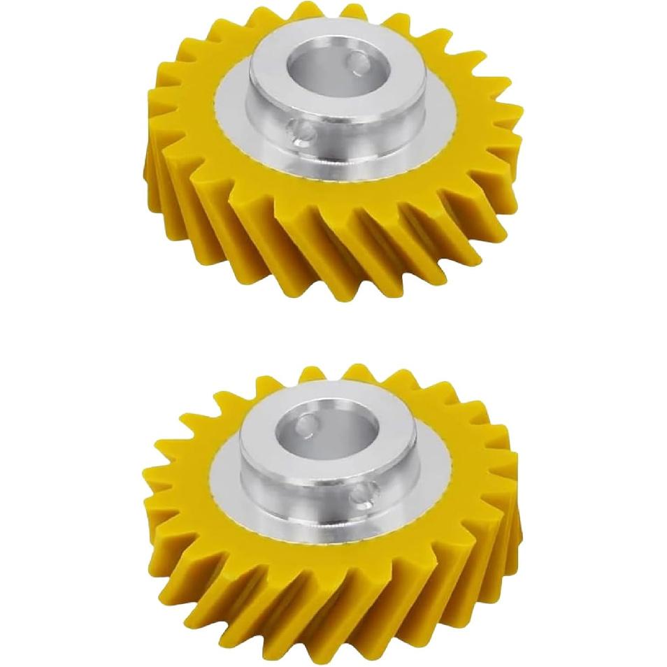 [2-Pack] W10112253 Mixer Worm Gear Replacement – Replacement for Kitchen-Aid, Whirlpool & Kenmore Stand Mixers – Replaces 4162897, 4169830,