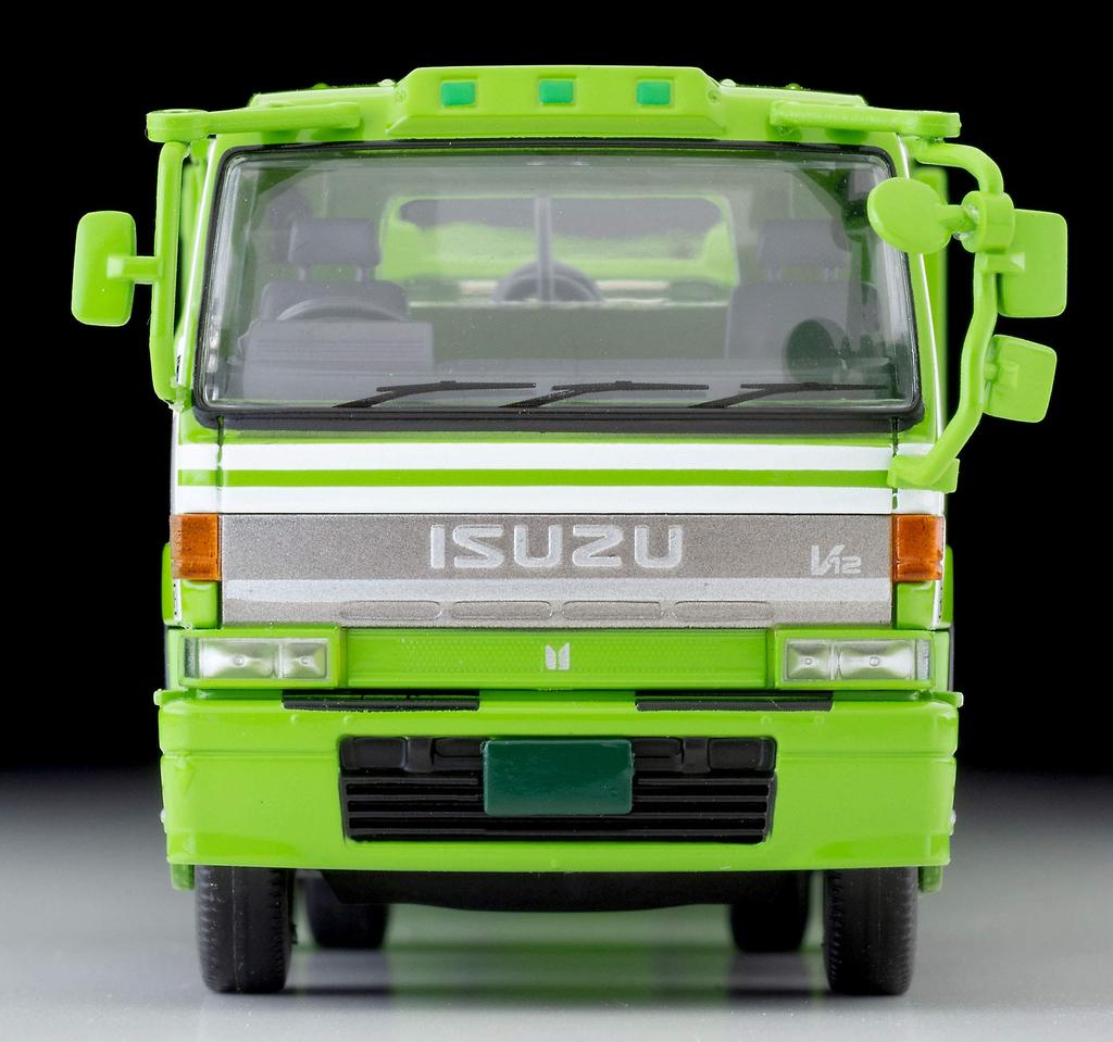 Tomytec Tomica Limited Vintage Neo Scale Isuzu 810EX Car Transporter ASZ022 Vehicle Transporter Finished Product 1/64 LV-N225a (Antico Trailer) Green,