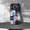 Hex Tech Psychedelic Phone Case For iPhone 16,15,14,13,12,11,Pro,XS,Max,Plus,Mini,SE4,E Black Matte Shockproof Cover