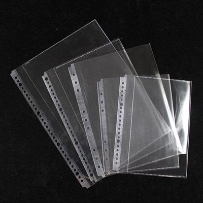 Multi-Specification Insert Bag A4b5a5 Folder Transparent Porous Notebook Card Sorting Bag Storage Postcard Bag