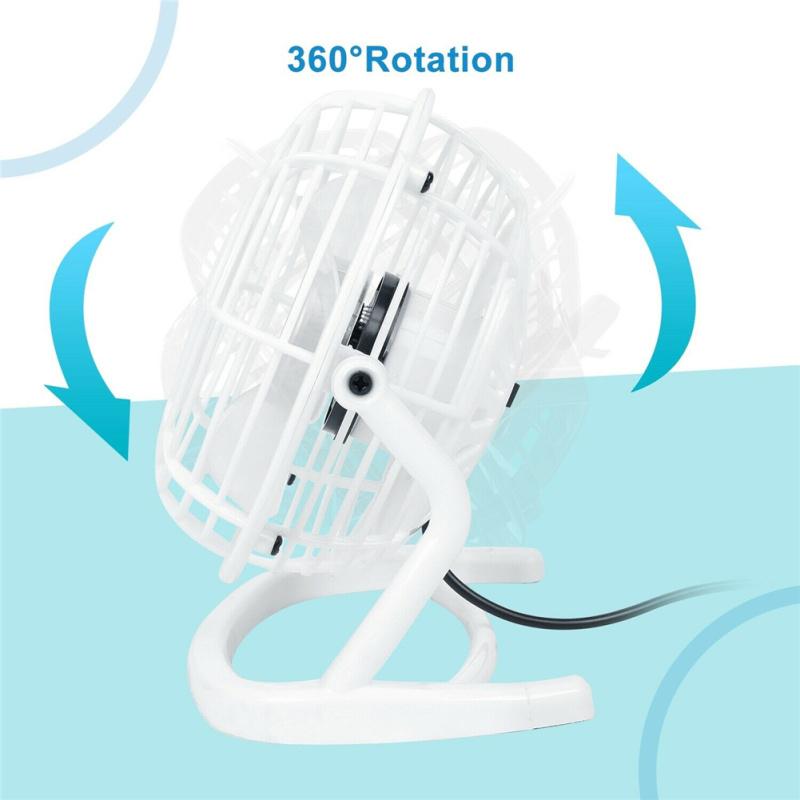 Usb Mini Fan Ultra-quiet Electric Adjustable Tilt Stand Cooling Fan Air Cooler Household Electrical