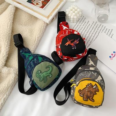 Children's Fanny Pack Dinosaur Crossbody Bag Fashion Chest Bag Coin Purse