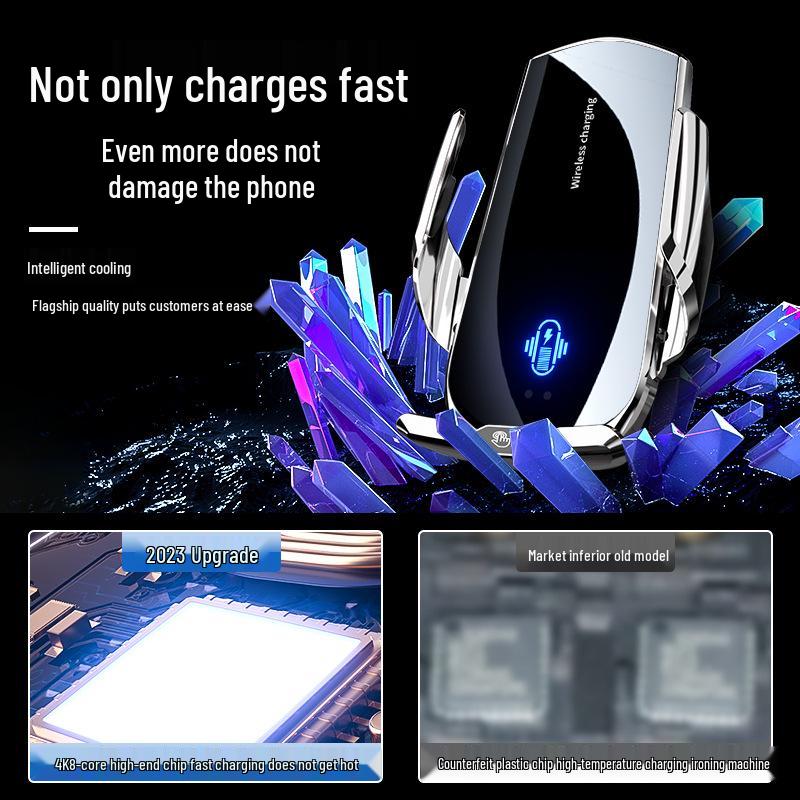 Magic Clip A2 Wireless Charging Car Phone Holder & Magnetic Mount