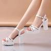 Fashion Comfort Summer Platform Rhinestones Woman Shoes 2025 Luxury Shoe Low Price Comfortable New Breathable Fashion Sandals for Women