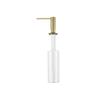 Gebürsteter Champagner-Gold-Messing Druckknopf-Spülbecken-Seifenspender, 500ml Arbeitsplatten-Handdesinfektionsmittel für die Küche.