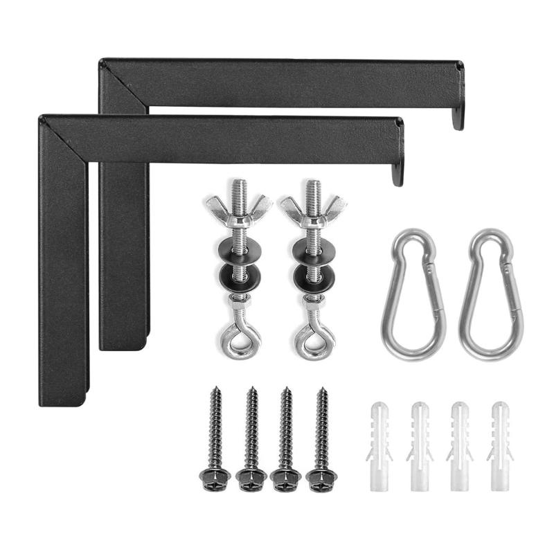 Universal Projectors Screen Wall Mounted Bracket Set L Bracket Style Hooks for Home Movie Screen Hanging