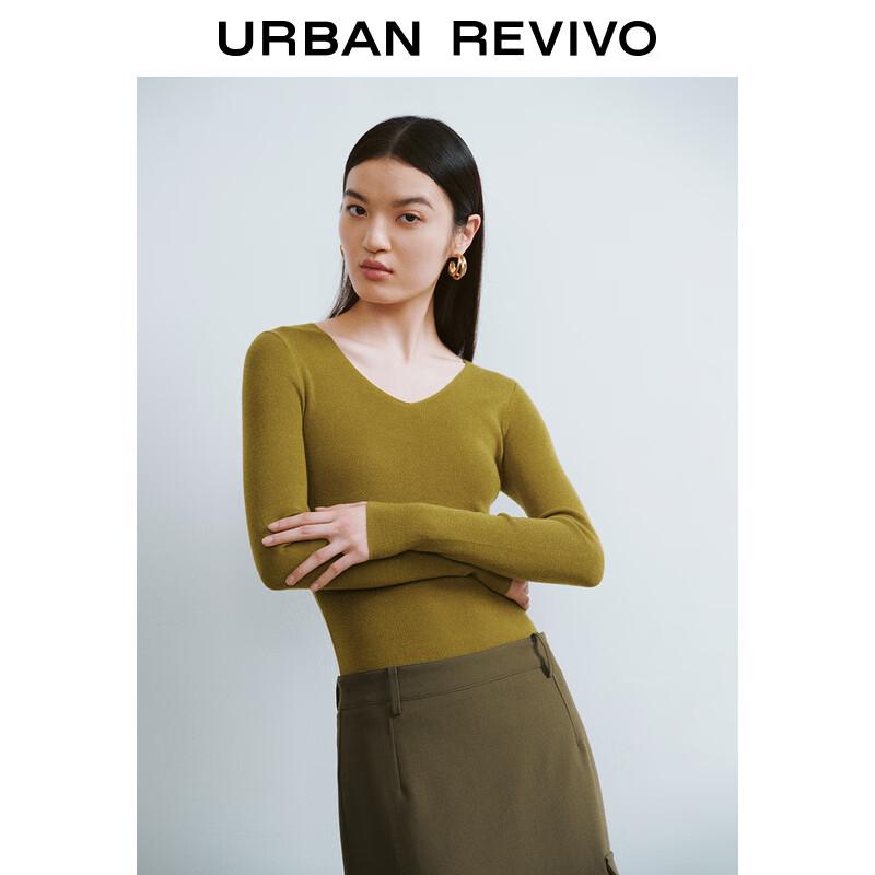 

UR Women s Slim Fit V-Neck Knit Sweater M