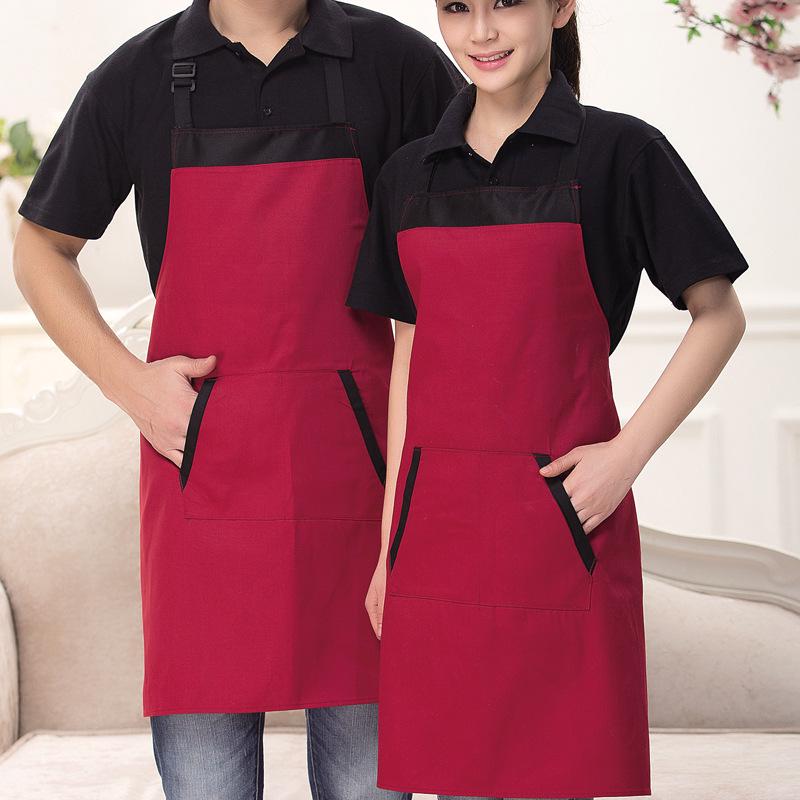 Stain-Resistant Neck-Hanging Waiter Apron for Chefs and Restaurant Staff
