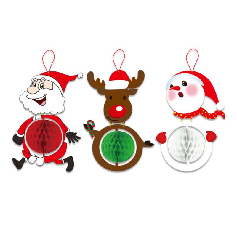 

Parachute Pendant Eye-catching Charming Christmas Ornaments Trend Vacation Home Decoration Paper Hangings Durable Creative Need