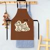 Anti Splash Cooking Apron Dirt Resistant Baking Apron Creative Kitchen Apron  BBQ